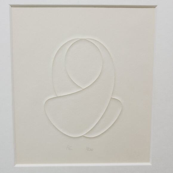 Lot of 2 VINTAGE 1982 Paul Bartlett Re' Tactual Art for the Blind & Sighted - Picture 4 of 7